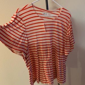 Red Stripe Top